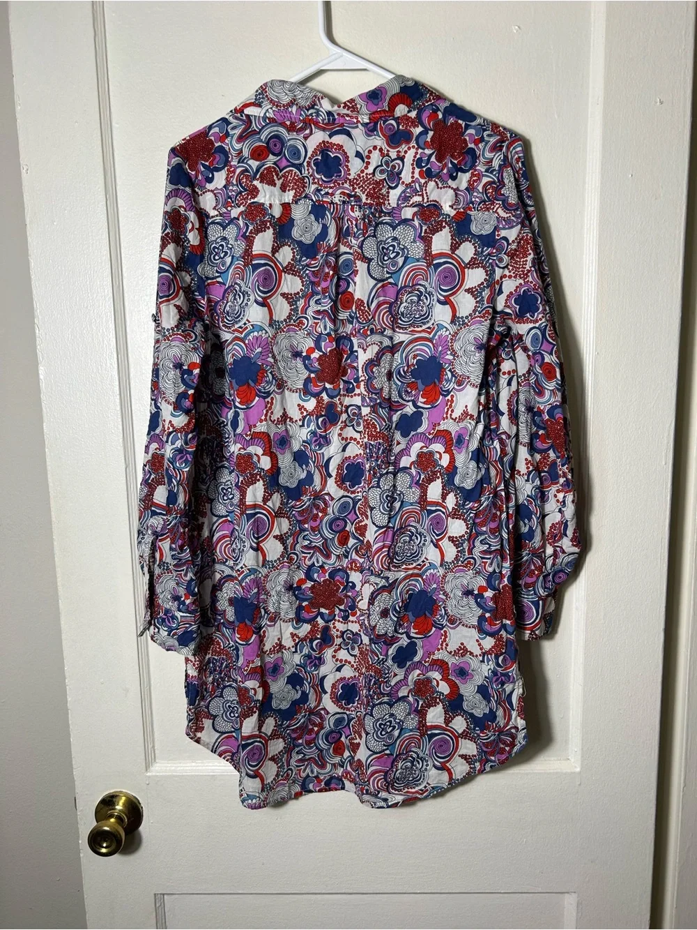 Liberty of london for target floral shirt dress womens L